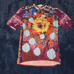 Sugoi Colorful Cycling Jersey Men's Large Cancel Cancer CH2M HILL Lymphocytes‎